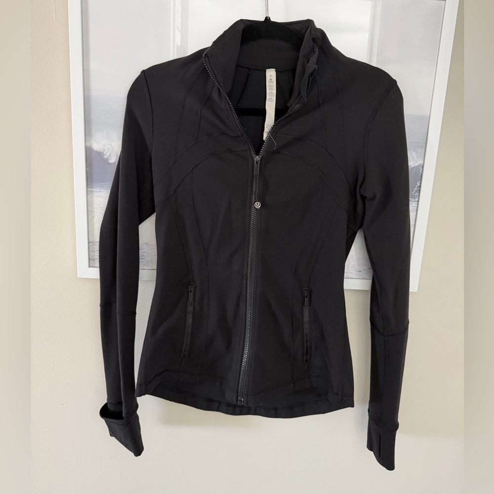 Lululemon black define jacket - size 6